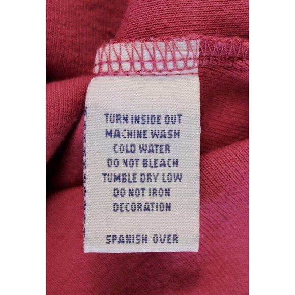 Fender size XL solid berry color embroidered logo v neck tunic top womens - Picture 6 of 6